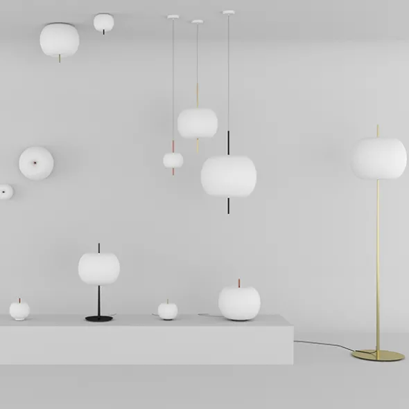 Kushi lampada da terra di design